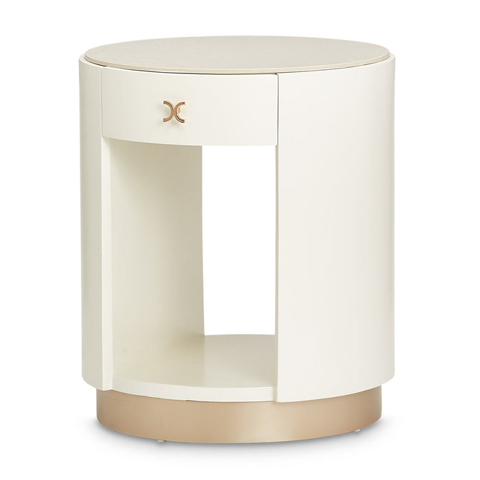 Michael Amini La Rachelle Round End Table