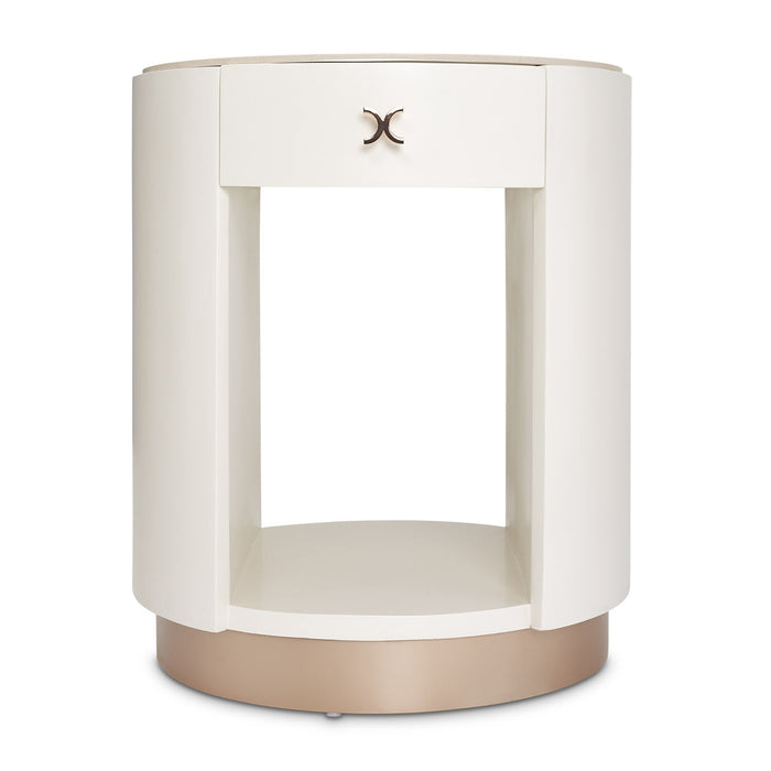 Michael Amini La Rachelle Round End Table