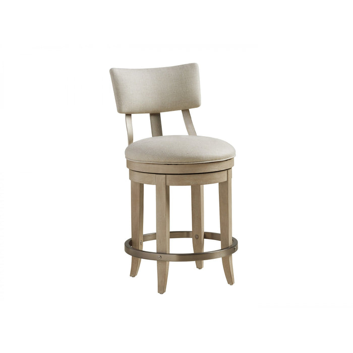 Barclay Butera Malibu Cliffside Swivel Upholstered Counter Stool As Shown