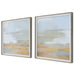 Uttermost Abstract Coastline Framed Prints - Set of 2