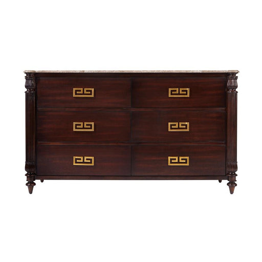 Theodore Alexander Alexa Hampton Duane Marble Commode