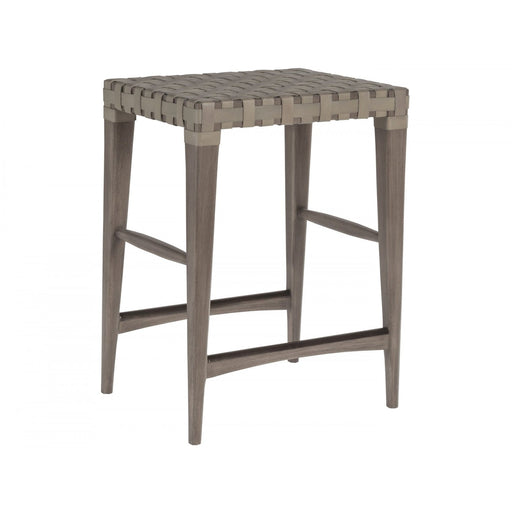 Artistica Home Milo Leather Backless Counter Stool