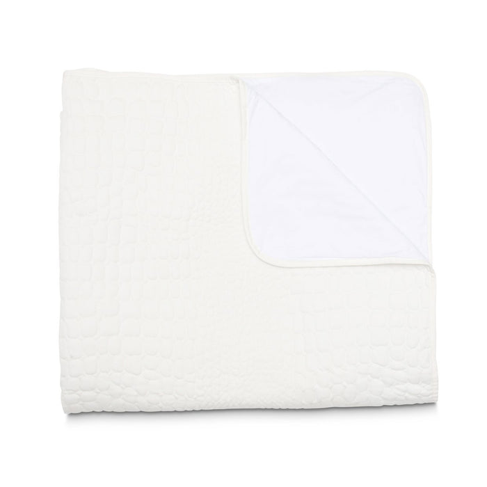 Michael Amini Ashworth Coverlet/Duvet/Quilt White