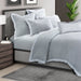 Michael Amini Atina Duvet Set Gray