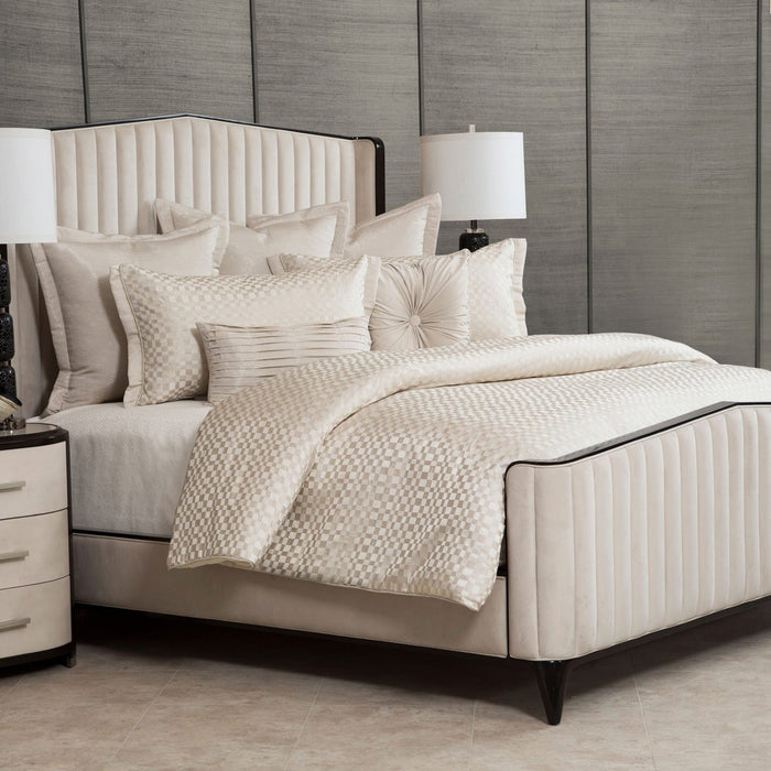 Michael Amini Katarina Comforter Set Pearl