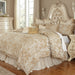 Michael Amini Luxembourg Comforter Set Creme