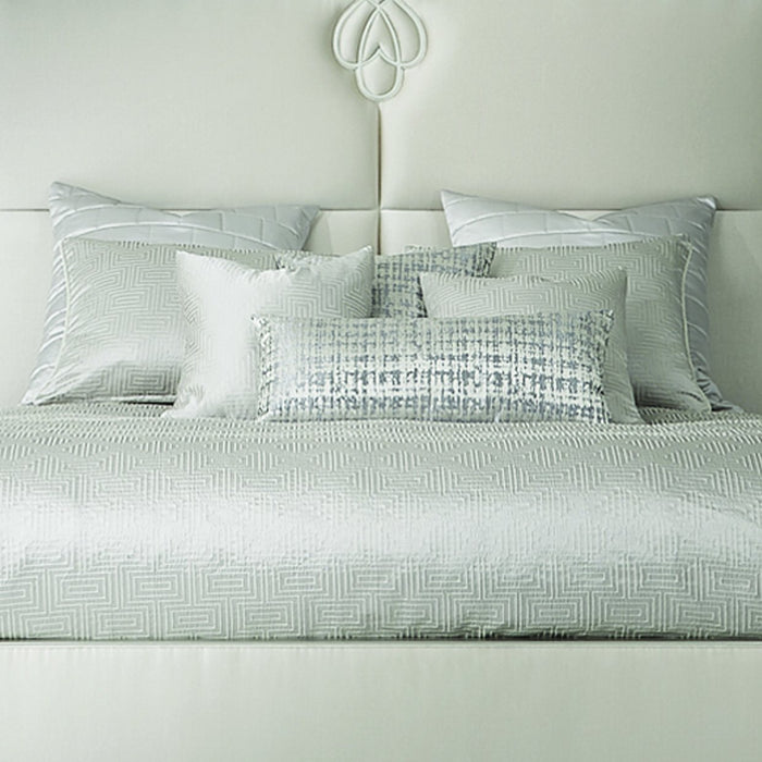 Michael Amini Casey Comforter Set Platinum