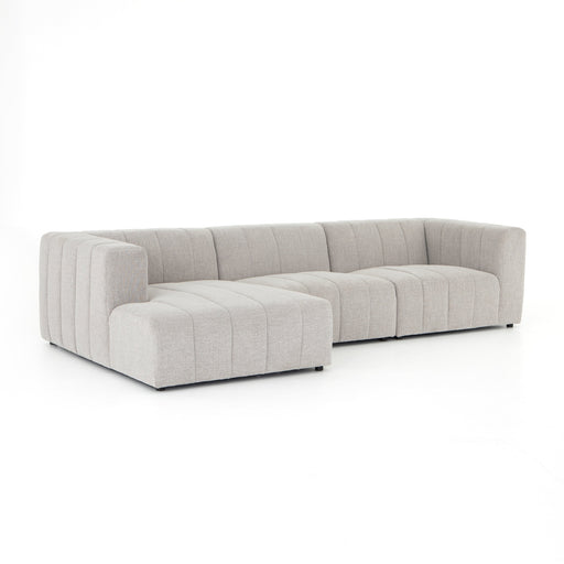 Four Hands Langham Channeled 3 PC Sectional