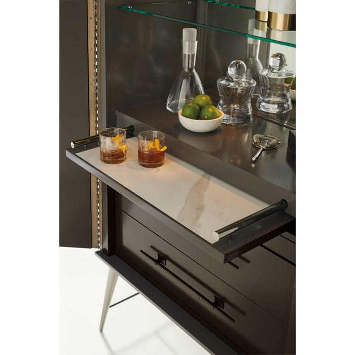 Caracole Served With A Twist Bar Cabinet DSC