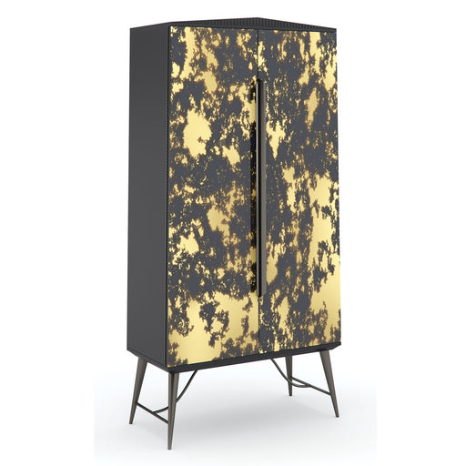 Caracole Served With A Twist Bar Cabinet DSC