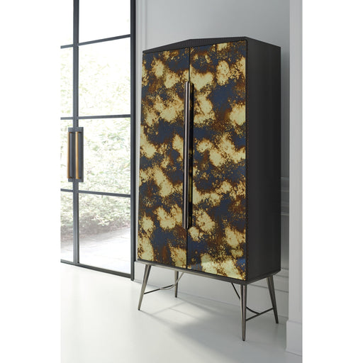 Caracole Served With A Twist Bar Cabinet DSC