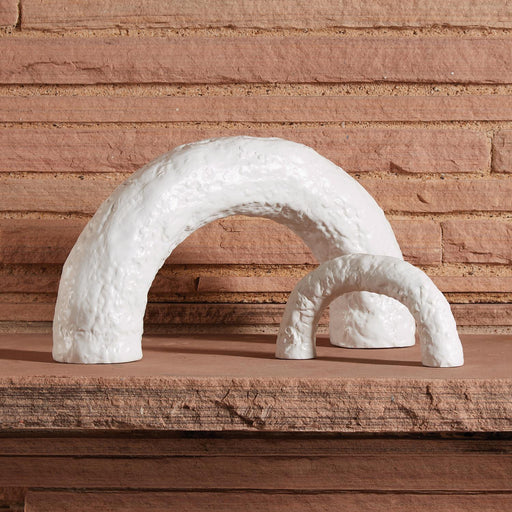 Global Views Germain Arch-Matte White