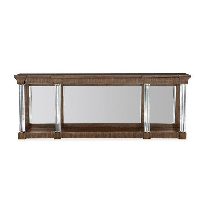 Caracole Classic A Clear Perspective Console Table DSC