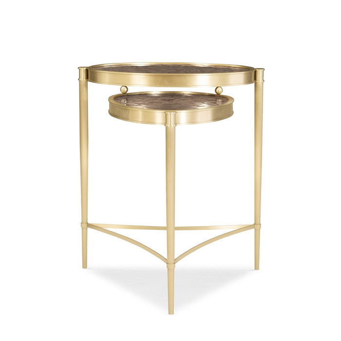 Caracole Classic Tiered Up Side Table DSC