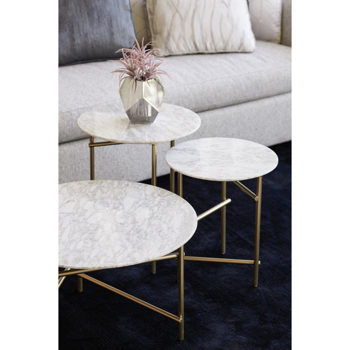 Caracole Edge Occasional Concentric Accent Table DSC