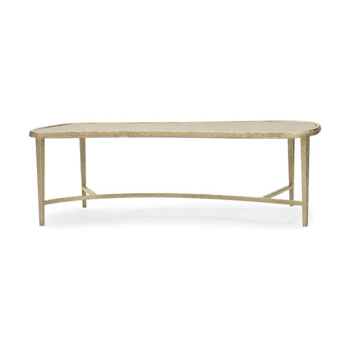 Caracole Edge Upholstery Contour Cocktail Table DSC