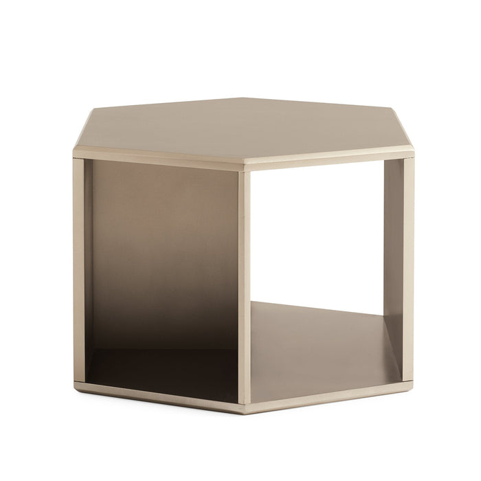 Caracole Remix Hexagon End Table DSC