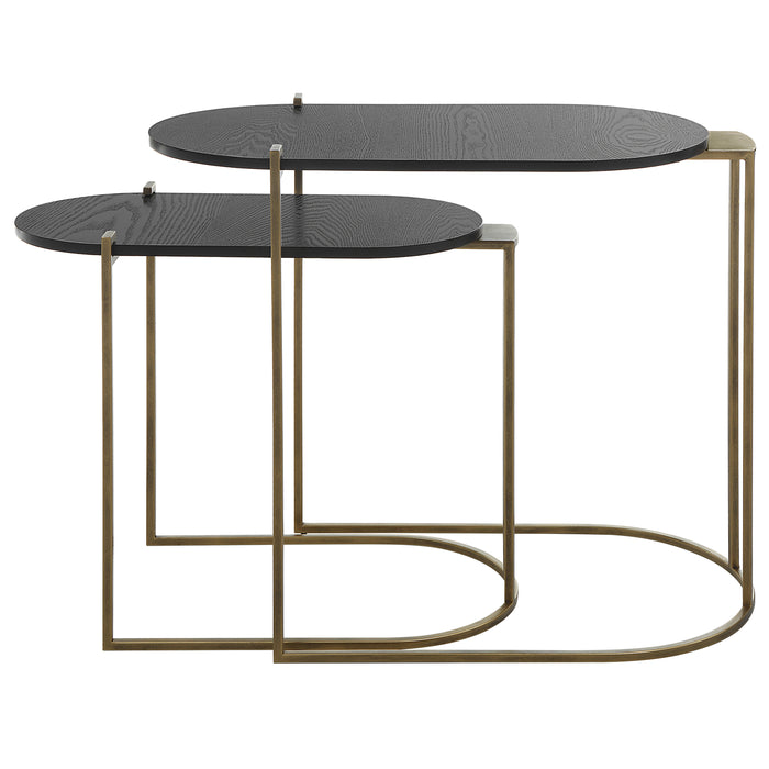 Uttermost Aztec Wood Nesting Tables - Set of 2