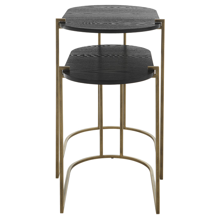 Uttermost Aztec Wood Nesting Tables - Set of 2