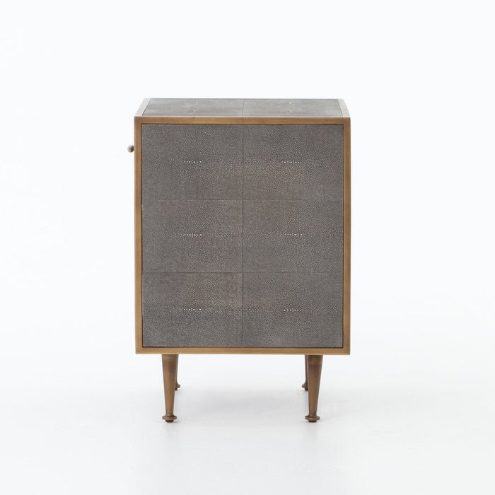 Four Hands Shagreen Bedside Table