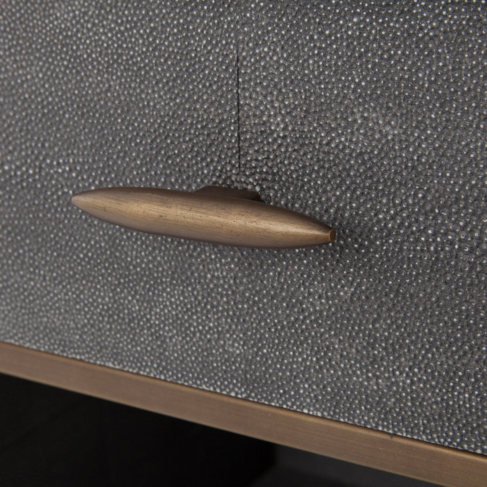 Four Hands Shagreen Bedside Table