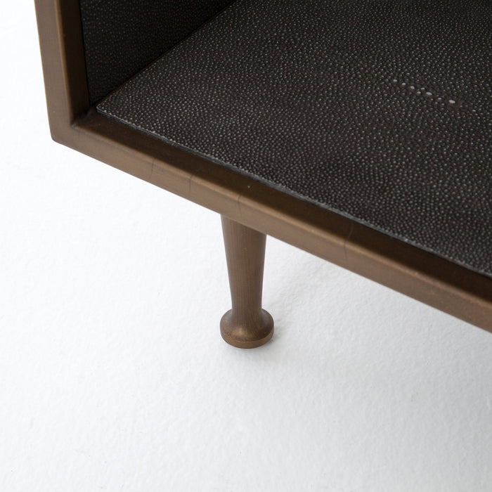 Four Hands Shagreen Bedside Table