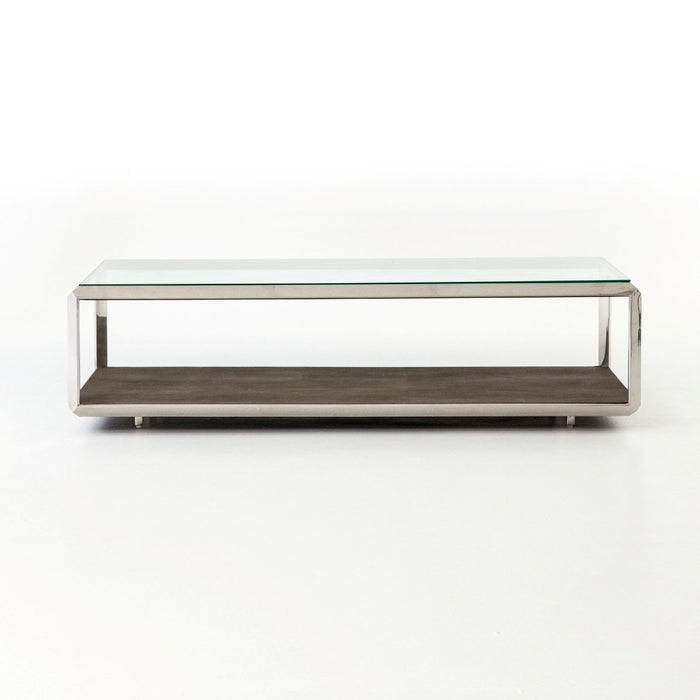 Four Hands Shagreen Shadow Box Coffee Table