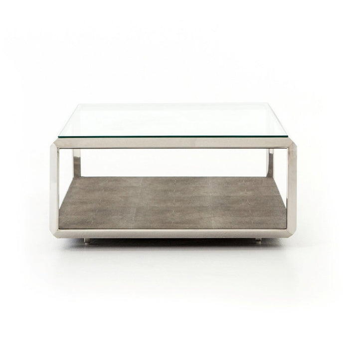 Four Hands Shagreen Shadow Box Coffee Table