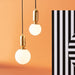 Nuevo Carina Mini White Shade Pendant