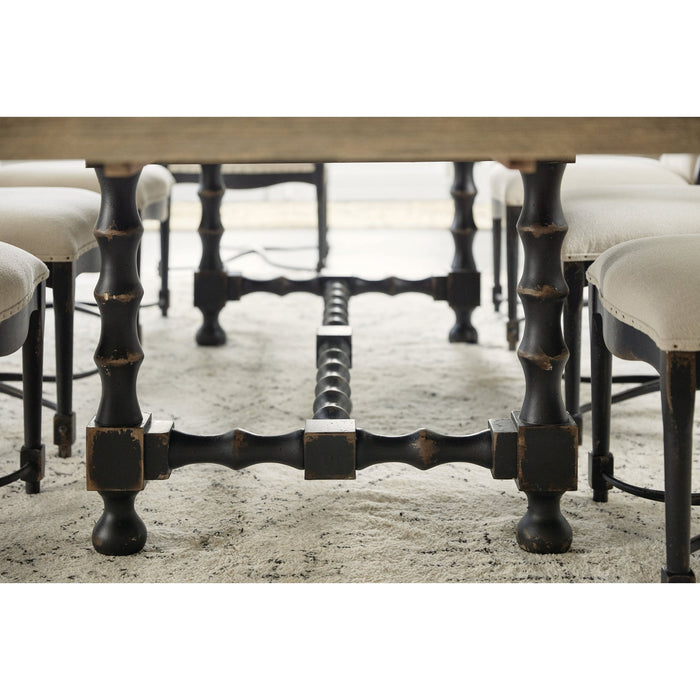 Hooker Furniture Ciao Bella 84in Trestle Table with 2-18in Leaves