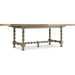 Hooker Furniture Ciao Bella 84in Trestle Table with 2-18in Leaves