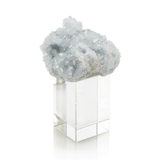 John Richard Celestite On Crystal