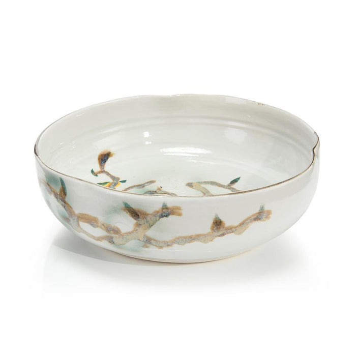 John Richard Twigs And Teal Bowl I