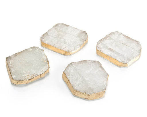 John Richard Set Of Four Selenite Coasters