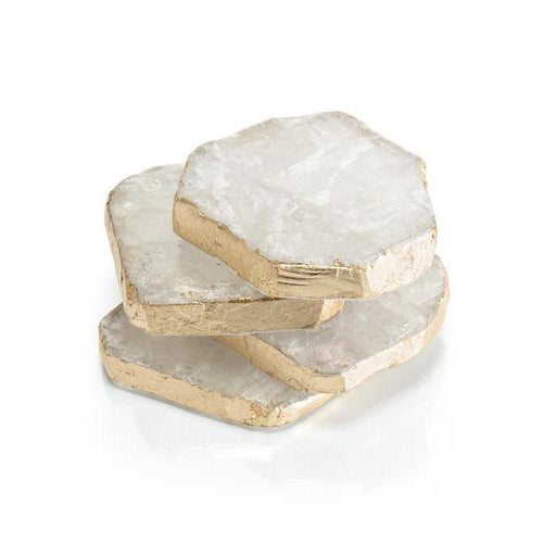 John Richard Set Of Four Selenite Coasters