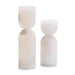 John Richard Set Of Two Alabaster Candleholders