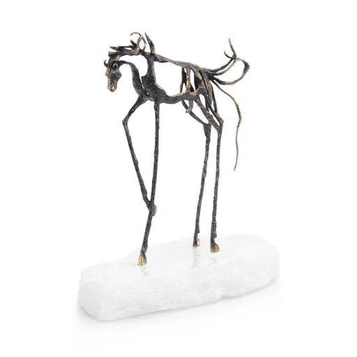 John Richard Sculptural Horse On Selenite