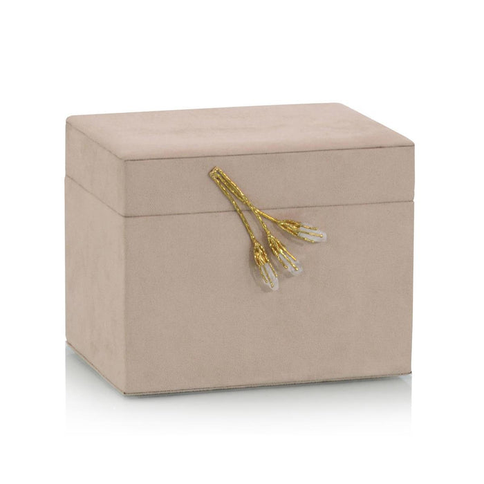 John Richard Blush Suede Jewelry Box Ii