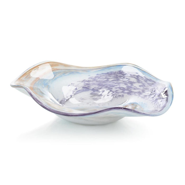 John Richard Confetti Swirl Handblown Glass Bowl