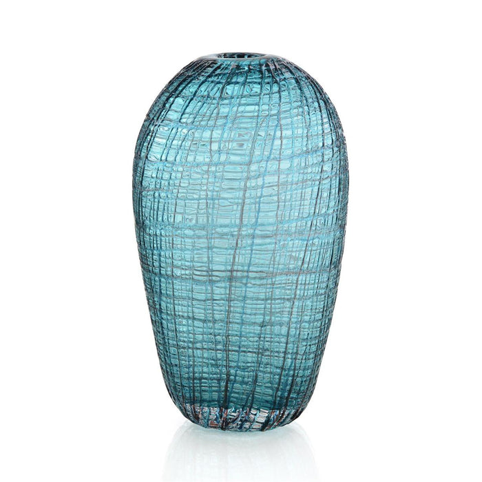 John Richard Blue / Gray Glass Vessel