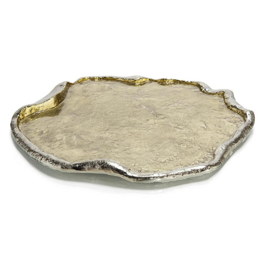 John Richard Brass And Nickel Organic Tray I