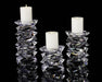 John Richard Stacked Crystal Candleholder