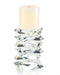 John Richard Stacked Crystal Candleholder