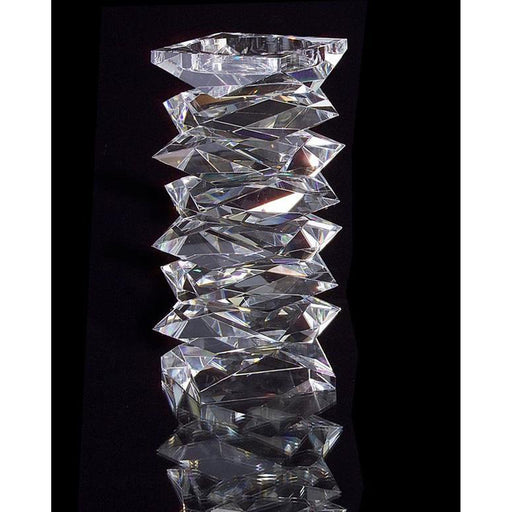 John Richard Stacked Crystal Candleholder