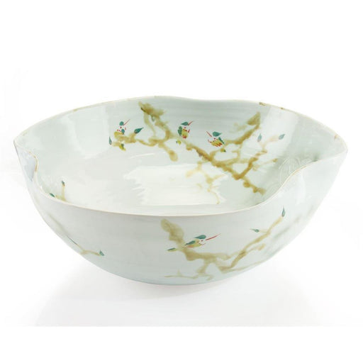 John Richard Curled-Rim Porcelain Bowl