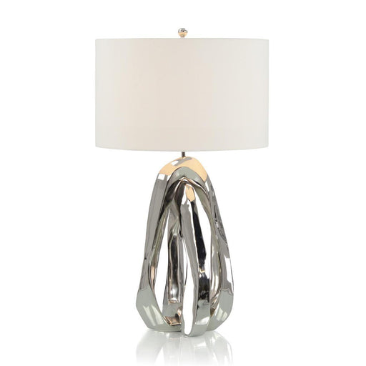 John Richard Amorphic Ncikel Table Lamp