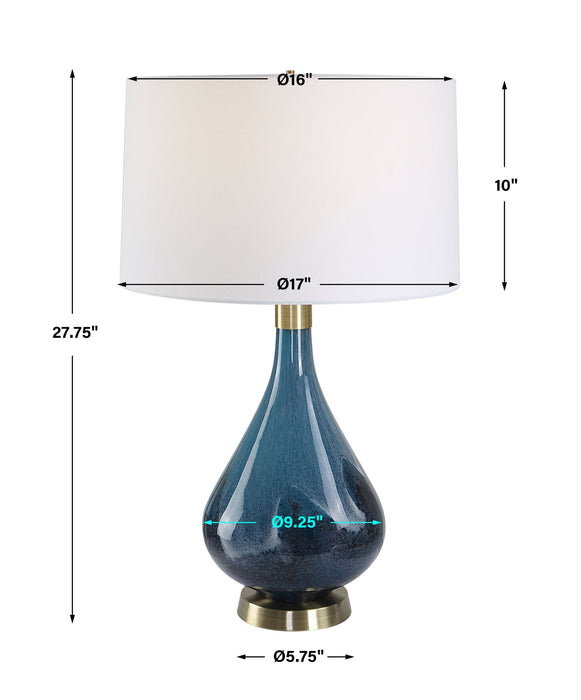 Uttermost Riviera Art Glass Table Lamp