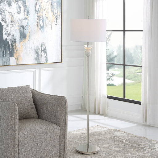 Uttermost Exposition Nickel Floor Lamp