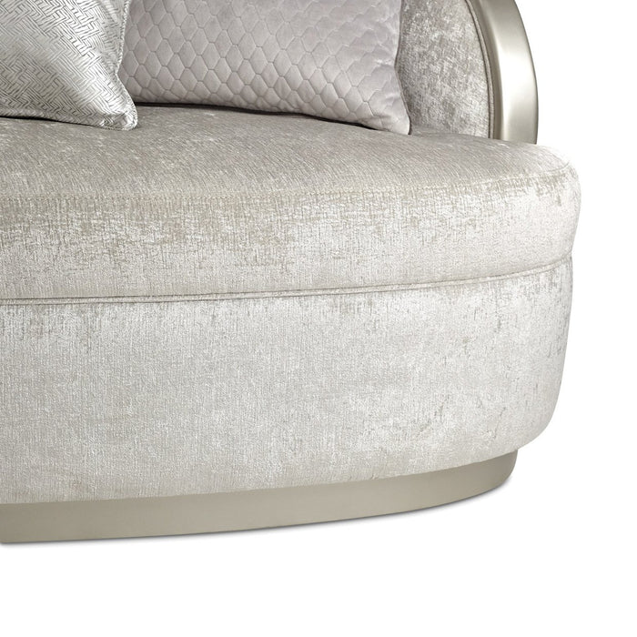 Michael Amini Lanna Mansion Sofa Storm Silver Mist