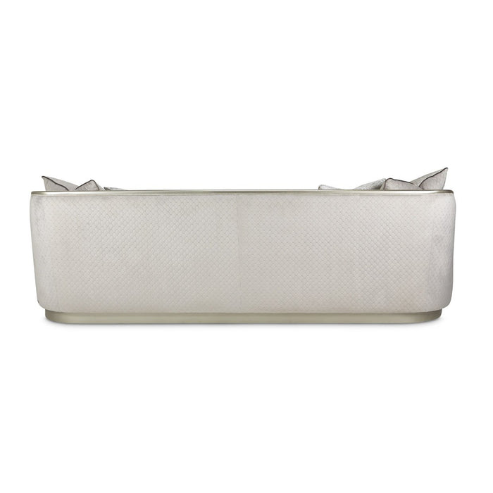 Michael Amini Lanna Mansion Sofa Storm Silver Mist